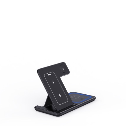 3-in-1 Swift Charge LED Wireless Stand