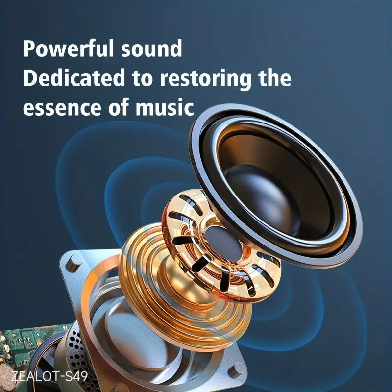 Portable Waterproof Bluetooth Subwoofer Speaker with Bass