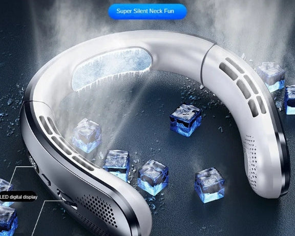 Neck Breeze Portable Fan with Display