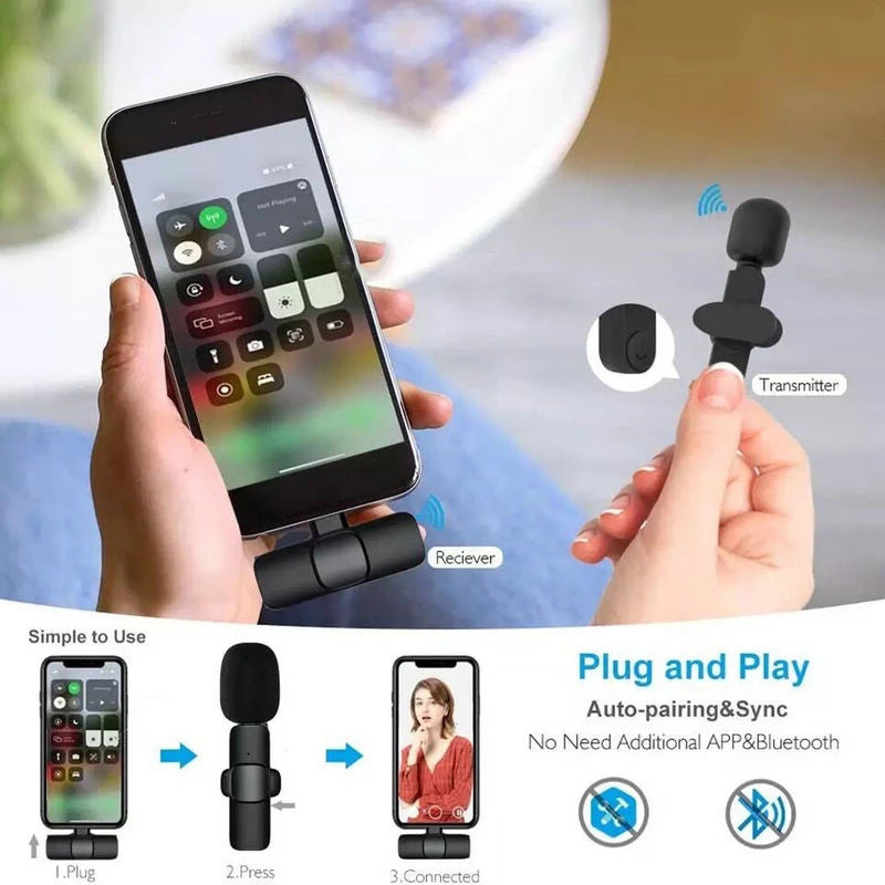 Portable Mini Wireless Lavalier Microphone - Image 5