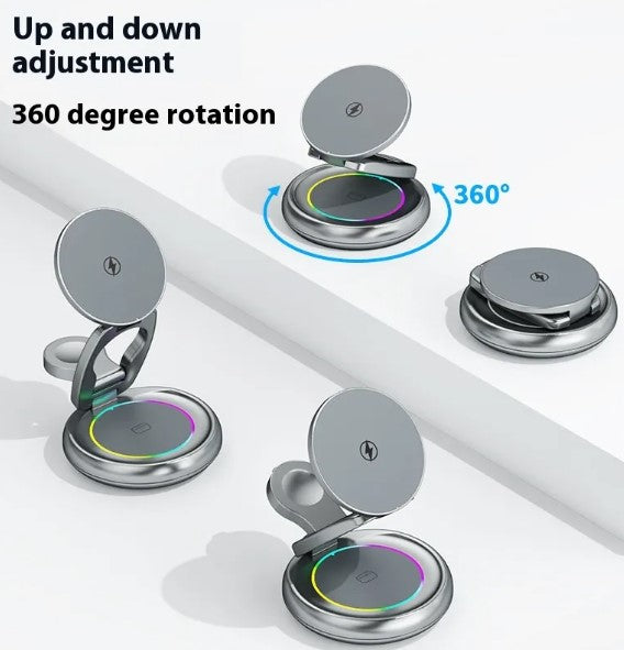 3 in 1 Wireless Rotatable Charger - Image 3