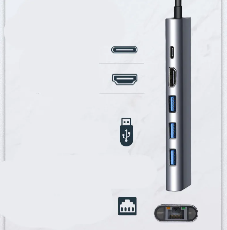 6-in-1 USB-C Multiport Hub with 4K HDMI - Image 4