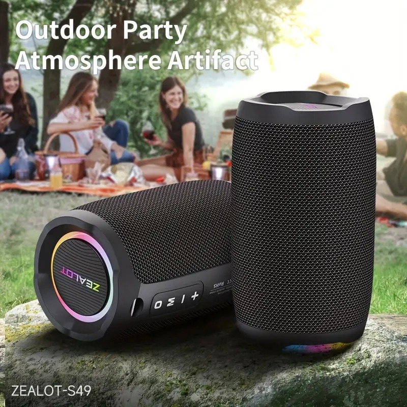 Portable Waterproof Bluetooth Subwoofer Speaker with Bass - Image 8