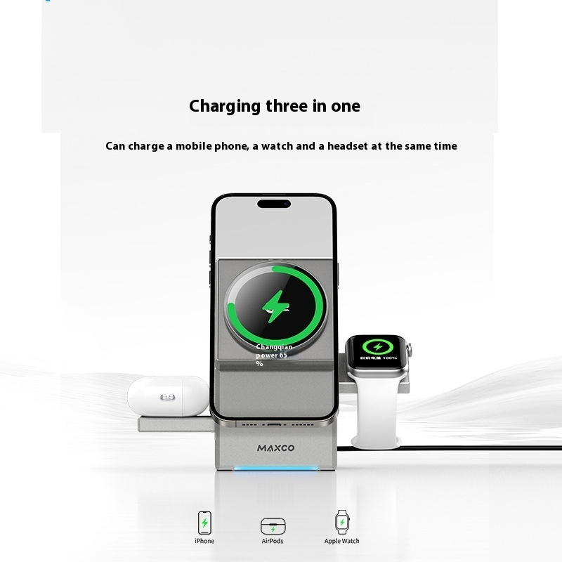3 in 1 Rotating Wireless Charger - Image 6